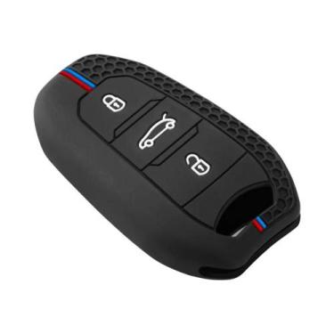 Imagem de Capa De Silicone Para Chave De Carro Peugeot Citroen Para 308 408 508 
