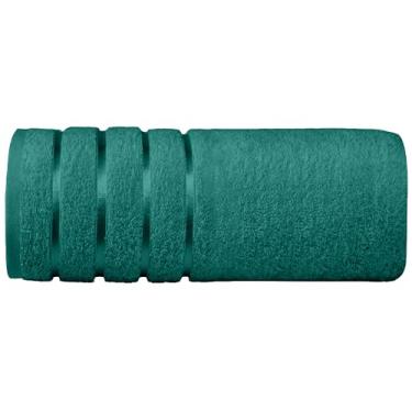 Imagem de Elegant Comfort Toalha de banho jumbo 100% algodão turco com 4 linhas de viscose - toalha de banho extra grande de qualidade de spa de hotel 89 x 187 cm ultra macia, super absorvente, secagem rápida