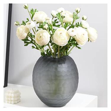 Imagem de Moderno, escandinavo, moderno, simples, luxuoso, decoração de vaso de vidro de alta qualidade, mesa, sala de estar, arranjos de flores aquáticas (pequeno)