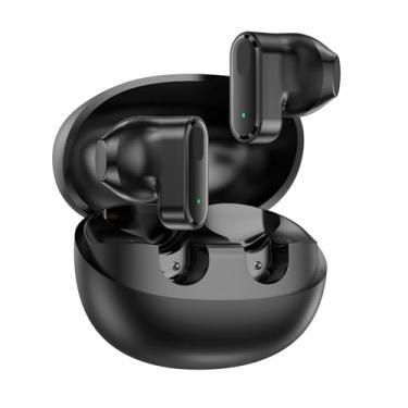 Imagem de INAVA Fone de Ouvido Bluetooth 6.0 com 50h de Bateria: Driver 12mm com Bass Intenso, Projetado para Dormir de Lado e Conforto em Ouvidos Pequenos, Ideal para Sono e Academia (Preto)