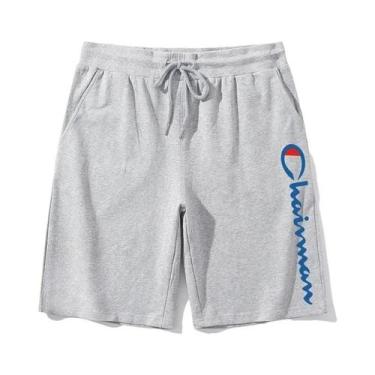 Imagem de Bermudas Casuais Masculinas De Verão Com Estampa, Marca Moderna, Solta