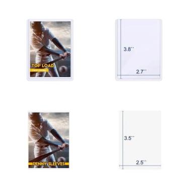 Imagem de 600pcs Protetores De Cartas Transparentes Para Cartas De Pokémon E Fut