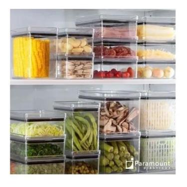 Imagem de Potes Organizadores Herméticos Com 6 Unidades Para Cozinha - Paramount