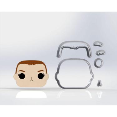 Imagem de Cortador Stranger Things Onze Funko Modular Tamanho 5Cm