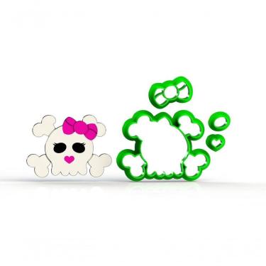 Imagem de Cortador Monster High - Caveira Modular Tamanho 7 Cm