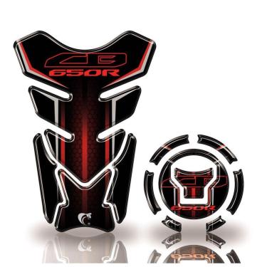 Imagem de Adesivo Protetor Tanque E Bocal Honda Cb 650R + 2018 Vermelho