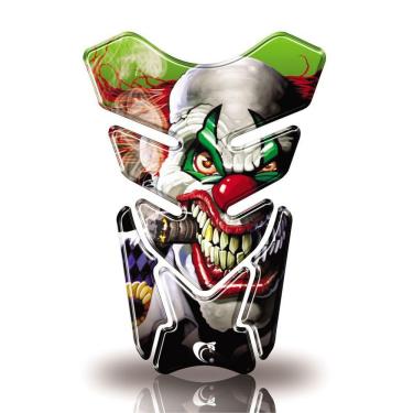 Imagem de Protetor De Tanque Adesivo Moto Honda Yamaha Suzuki Palhaço Coringa Vermelho