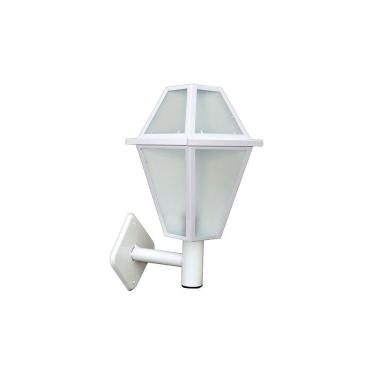 Imagem de Luminária Imperial Braço Reto De Parede Alumínio Branco 38Cm