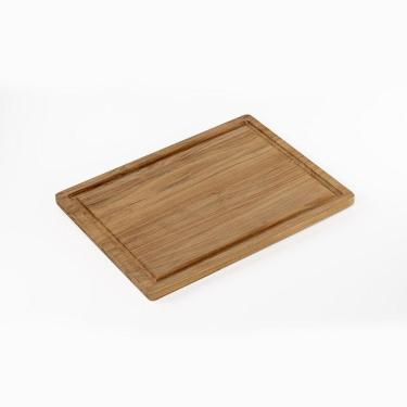 Imagem de Tábua Madeira Teca Slim Para Corte - Stolf 40x30