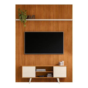 Imagem de Combo Painel De Tv 60 Polegadas + Rack New Panorama - 7 Decor Cinamomo E Off White