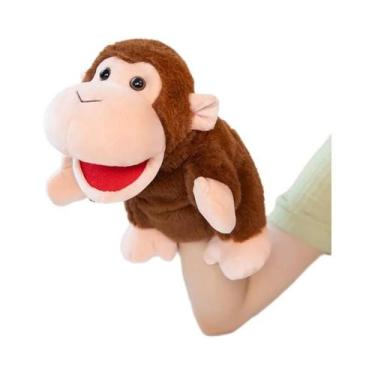 Imagem de Brinquedos Educativos De Pelúcia Kawaii Para Bebês, Fantoches De Anima