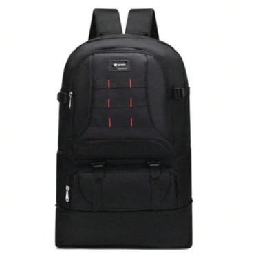 Imagem de Mochila tatica impermeavel bolsa expansivel 60 litros escolar resisten