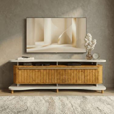 Imagem de Rack Guarapari Para Tv 180cm Design Orgânico Moderno