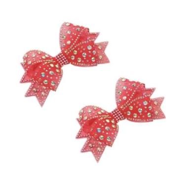 Imagem de Clipes De Laço De Strass Brilhantes Para Sapatos De Salto Alto, Decora