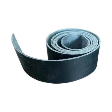 Imagem de Cinto De Couro Genuíno De Vaca De 2mm De Espessura Feito À Mão Com Alç