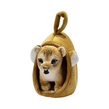Imagem de Brinquedo De Pelúcia Kawaii De Animais 18CM, Tigre, Leão, Leopardo, Bo