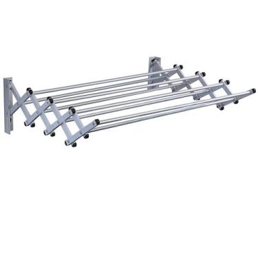 Imagem de Varal de Parede Alumínio 100X61X22 - Kleine Wolke