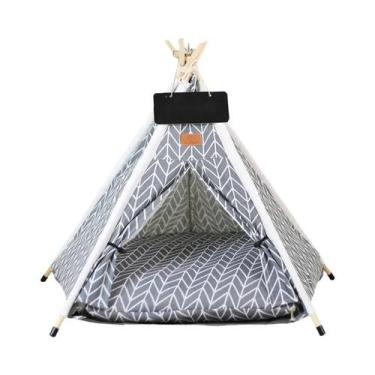 Imagem de Tenda Teepee Portátil Lavável Para Animais De Estimação, Removível, Pa