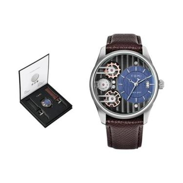 Imagem de Relógio De Quartzo De Luxo Masculino TOMI Com Pulseira Destacável E Ca