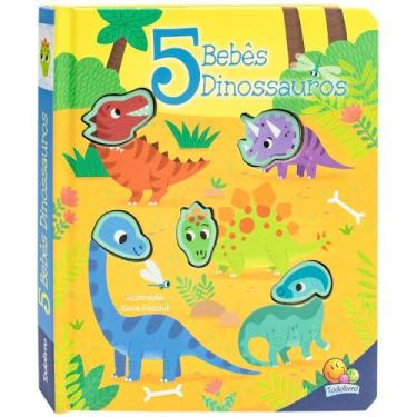 Imagem de Livro - Amiguinhos de Silicone - Toque e Sinta: 5 Bebês Dinossauros