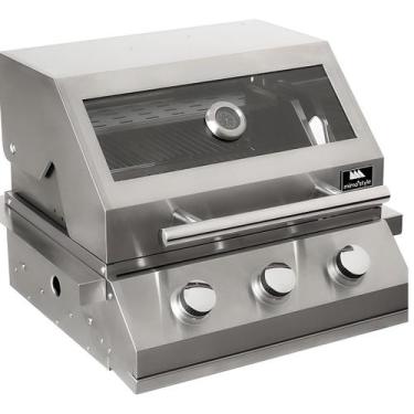 Imagem de Churrasqueira A Gás De Embutir 3 Bocas Gourmet Mimo - Mimo Style