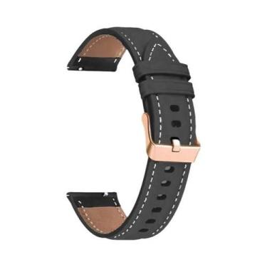 Imagem de Pulseira De Couro De 20mm Para Smartwatch Amazfit GTS 4 2 GTS 3 2E GTR