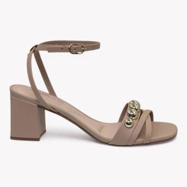 Imagem de Sandália Mariotta Salto Médio Feminina 2074613-01 Cor:;Tamanho:39-Feminino