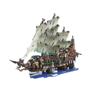 Imagem de Conjunto De Blocos De Montar Navio Pirata 2159 Peças Com Luzes, Decora