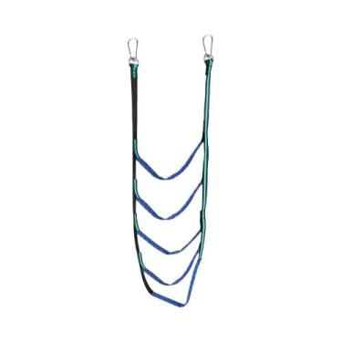 Imagem de Escada De Barco Portátil Dobrável De 3, 4 E 5 Degraus, Suspensa Latera