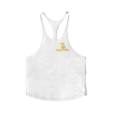 Imagem de Camiseta Sem Mangas Para Musculação Masculina, Tecido Durável, Camiset