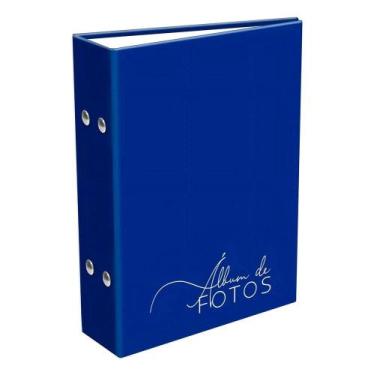 Imagem de Album Fotográfico 10x15 120 Fotos Vertical 24 Horas Cor Azul - Congrat
