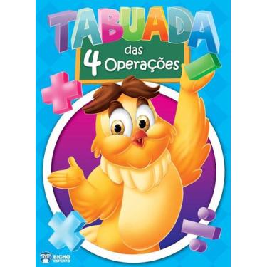 Imagem de Livro tabuada das 4 operações - reforço de matemática - RIDEEL