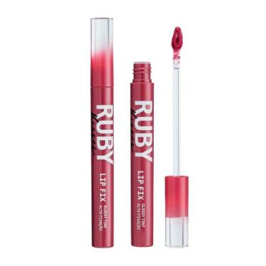 Imagem de Kit Lip Fix Glossy Tint 2 un - Ruby Kisses Cor:Berry Charm, Berry Char