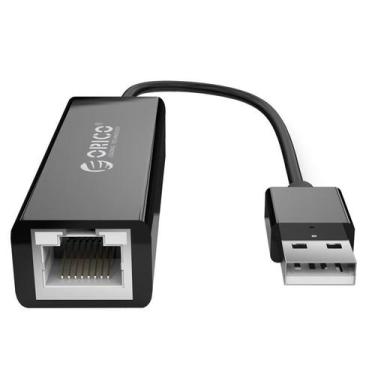 Imagem de Adaptador Ethernet para USB2.0 - UTJ-U2 - Orico, Preto