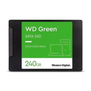 Imagem de SSD WD Green 240Gb Sata 3 2.5 Polegadas 7mm Leitura até 545Mbs e Grava