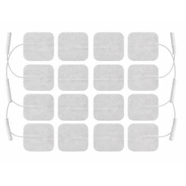 Imagem de Eletrodos Tens Fes 5x5cm Autoadesivos 16 Unidades Reutilizavel Confort