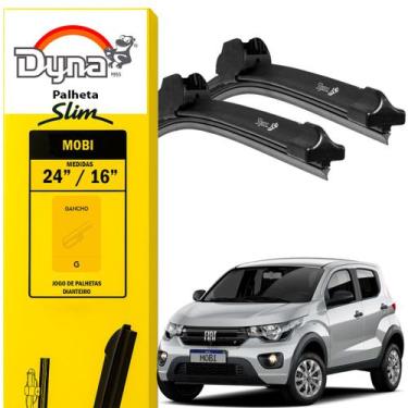 Imagem de Kit Limpador Parabrisa Palheta Dyna Original Mobi 2016 a 2020 para Par