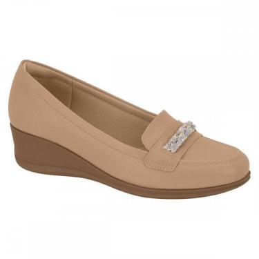Imagem de Sapato Modare 7392.105 Anabela Feminino, Caramelo, 37