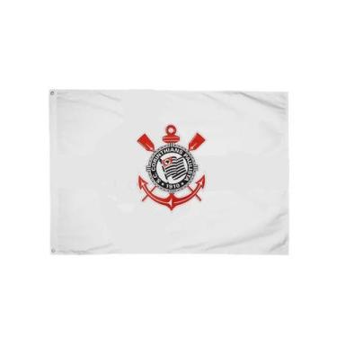 Imagem de Bandeira de Torcedor do Corinthians 90x1,30m Face Simples - BC ARTS ES