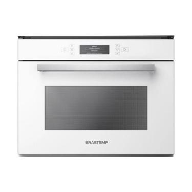 Imagem de Micro-ondas Brastemp Vitreous de Embutir 40 Litros Branco com Grill - 