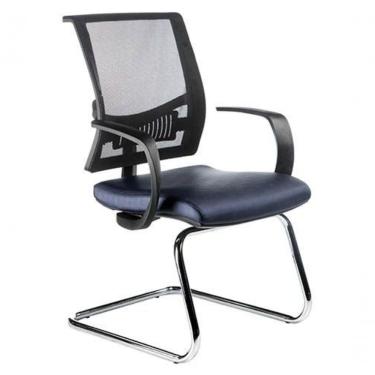 Imagem de Cadeira Diretor Com Encosto Tela Mesh Net Design Preto