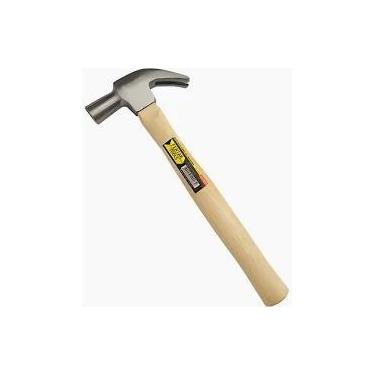 Imagem de Martelo Fertak 27MM Cabo de Madeira Polido Ergonômico para Carpintaria