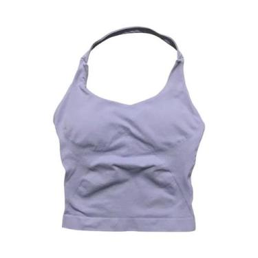 Imagem de Top De Yoga Feminino De Secagem Rápida E Alta Elasticidade, Sem Costur