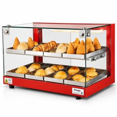 Imagem de BD8 - Estufa Beta para salgados de 8 bandejas Dupla Vermelha - 220V - 