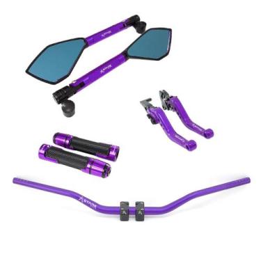 Imagem de Manete Manopla Retrovisor Guidão Trail Xt660r Tdm 225 Xt 225 - Stark R