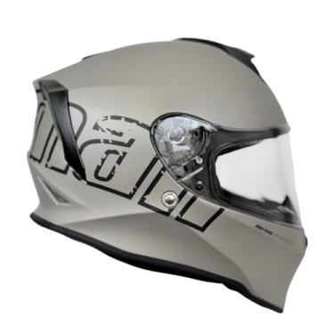 Imagem de Capacete Moto Mormaii Titanium Cinza Fosco Masculino Feminino Certificado INMETRO Original M1 Fechado Conforto Proteção Original Viseira Anti-Risco Transparente, 58
