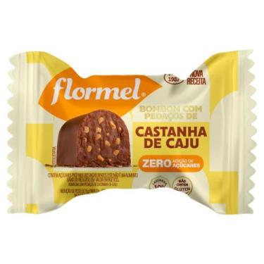 Imagem de Bombom Flormel com Pedaços de Castanha de Caju 12g