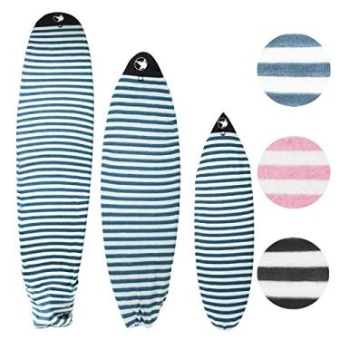 Imagem de PAMGEA Surf Squared Capa de meia híbrida para prancha de surfe de 1,75 m – Bolsa leve elástica para SUP e Paddleboard, manga protetora para shortboard, longboard, híbrido, wakesurf – acessório de surf