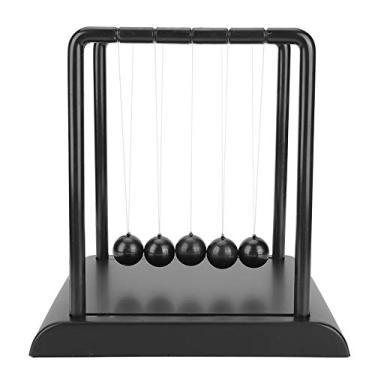 Imagem de plplaaoo Pêndulo Newton, bolas de equilíbrio Newton, Newton s Ball Game grande, decoração de mesa para escritório e mesa