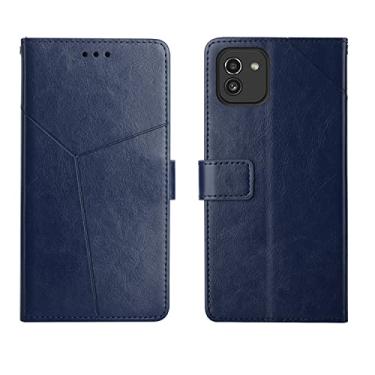 Imagem de Casos protetores de celular Para Samsung Galaxy A03 166mm versão da UE y Caixa de telefone de couro de flip horizontal Flip Horizontal